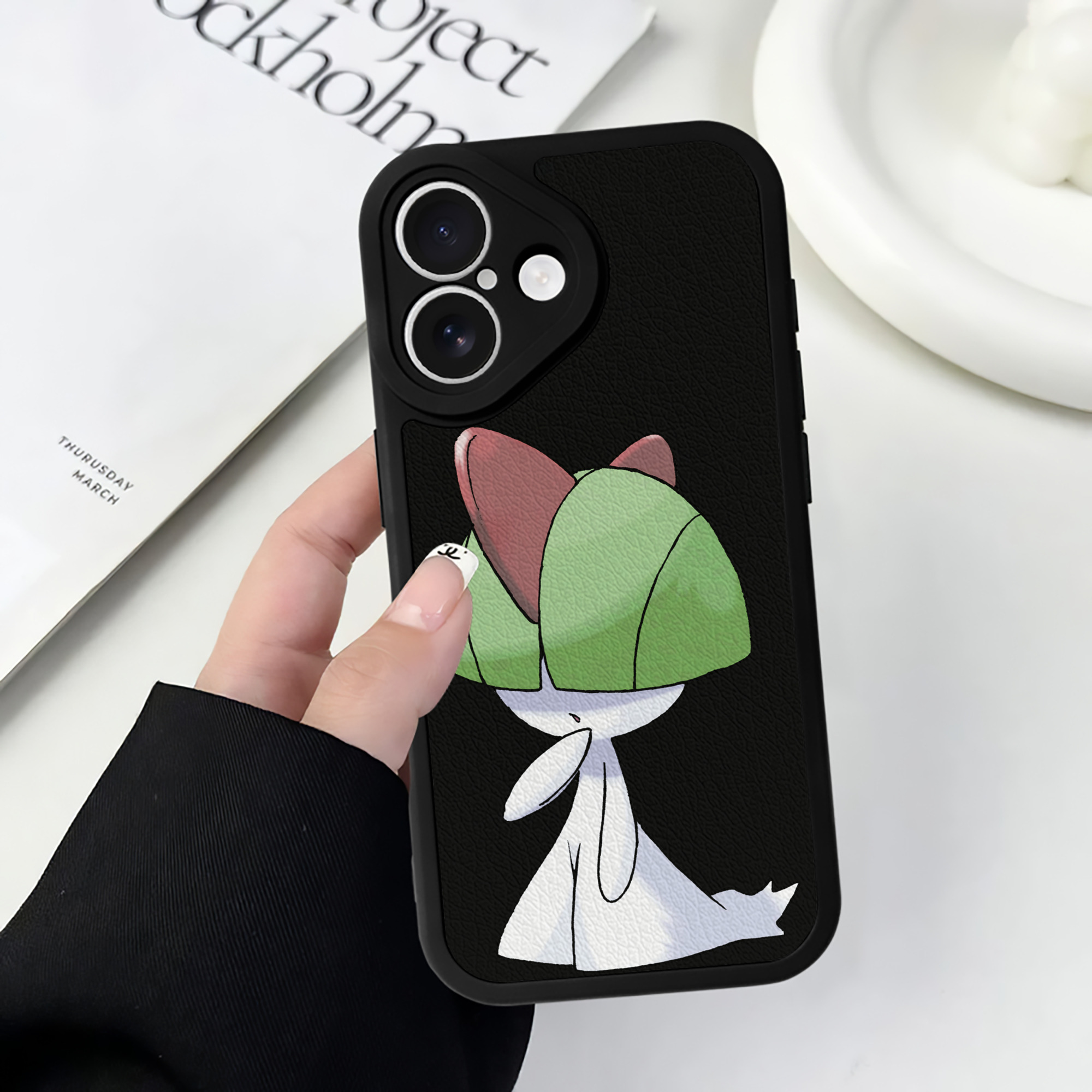 （画像用） ポケットモンスター Pokémon 【iPhone 16シリーズ対応】シリコンスマホケース（レザー調） 材質：シリコン